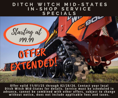 Ditch Witch® Extended Service Special Winter 2025